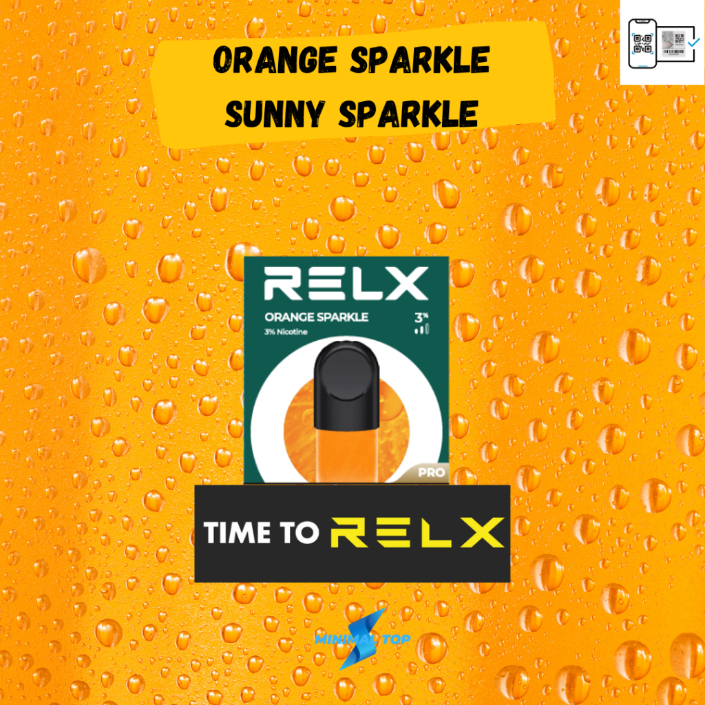 Relx Infinity Essential - Orange Sparkle / Sunny Sparkle / Fanta Orange Original