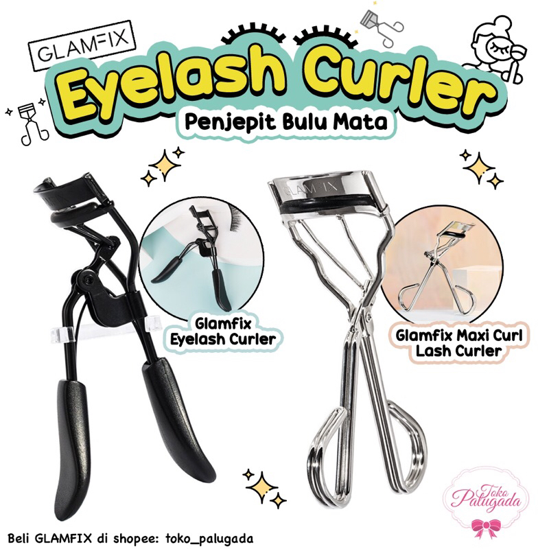 [BISA COD] Glamfix Eyelash Curler - Penjepit Bulu Mata - Vini - Vinny - Pelentik Bulu Mata