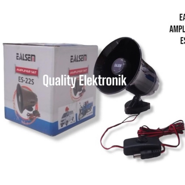 AMPLIFIER TOA PENGERAS SUARA MEGAPHONE MERK EALSEM ARUS AC ( BISA UNTUK JUALAN KELILING)