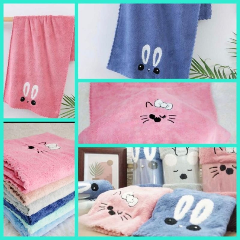 Handuk microfiber anak 50x100cm
