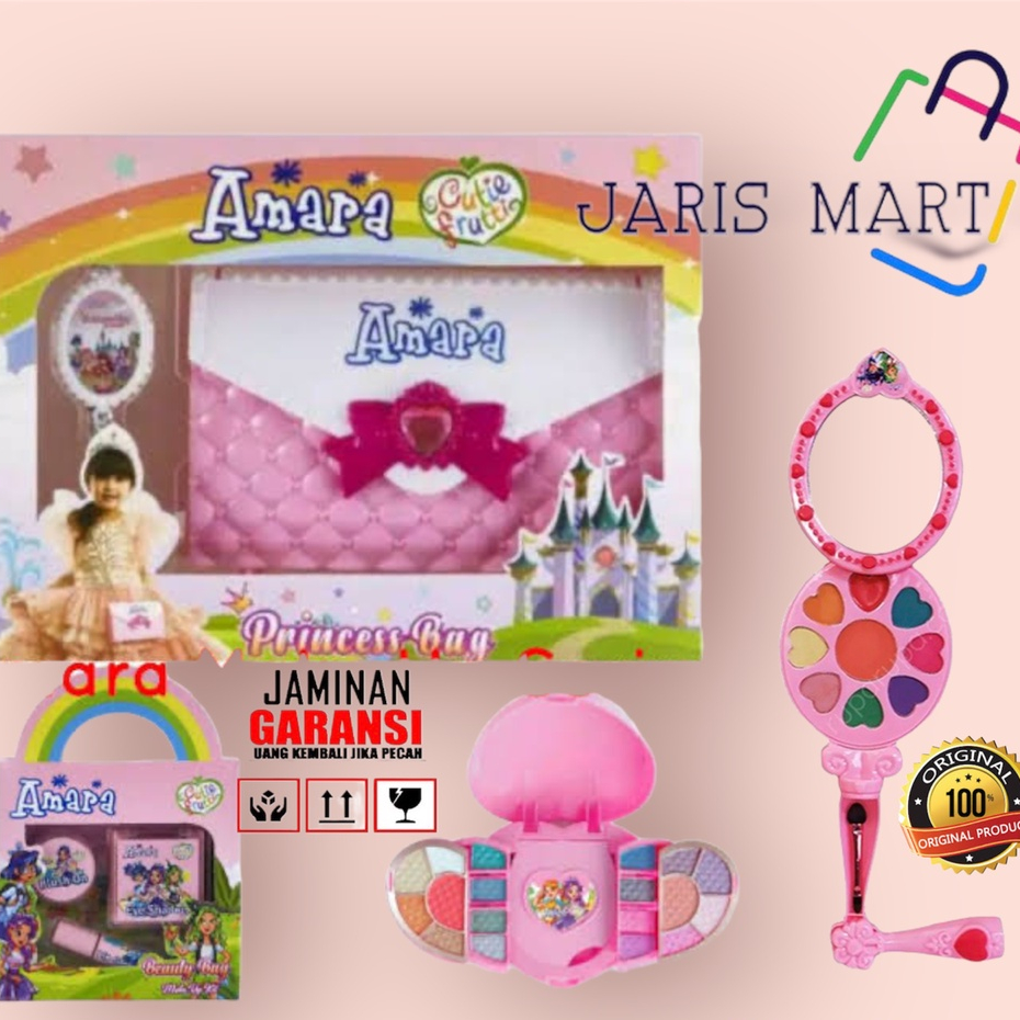Amara Beauty Bag Make Up Kit  Hadiah makeup anak lipstick eyeshadow bedak anak aman ber bpom lip