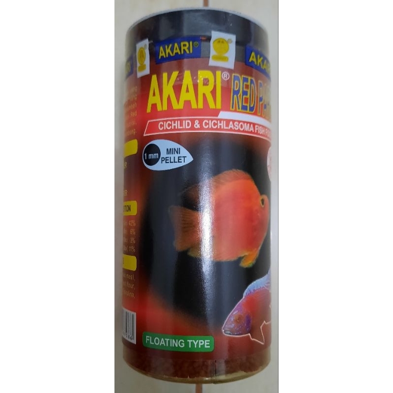 Jual Pelet Akari Red Parrot Mm Gram Floating Botol