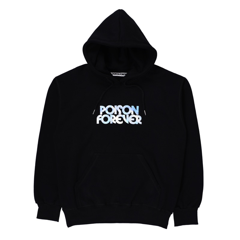 POISON FOREVER - Bouquet Flowers Logo Hoodie Black - Heavyweight 330GSM