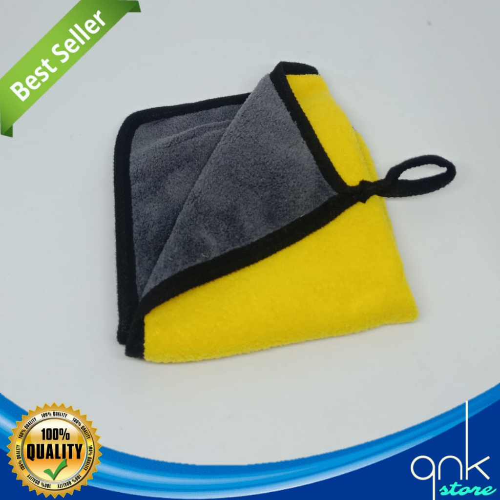 Kain Lap Microfiber Serbaguna 30X30Cm 2 Sisi Halus Multifungsi Lap Microfiber Anti Minyak