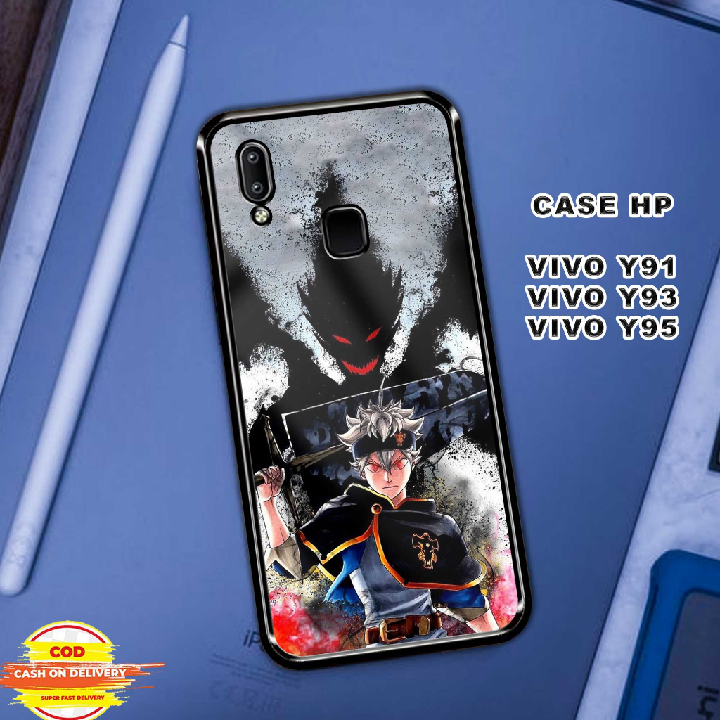 Case VIVO Y91 Y93 Y95 - Casing Hp VIVO Y91 [new black clover] Case Hp VIVO Y93 TERBARU - Case Murah 