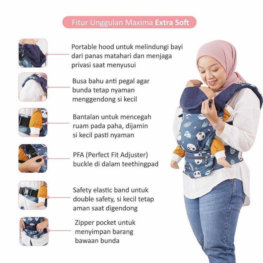 Nana Maxima Extra Soft Gendongan Bayi | Gendongan Bayi