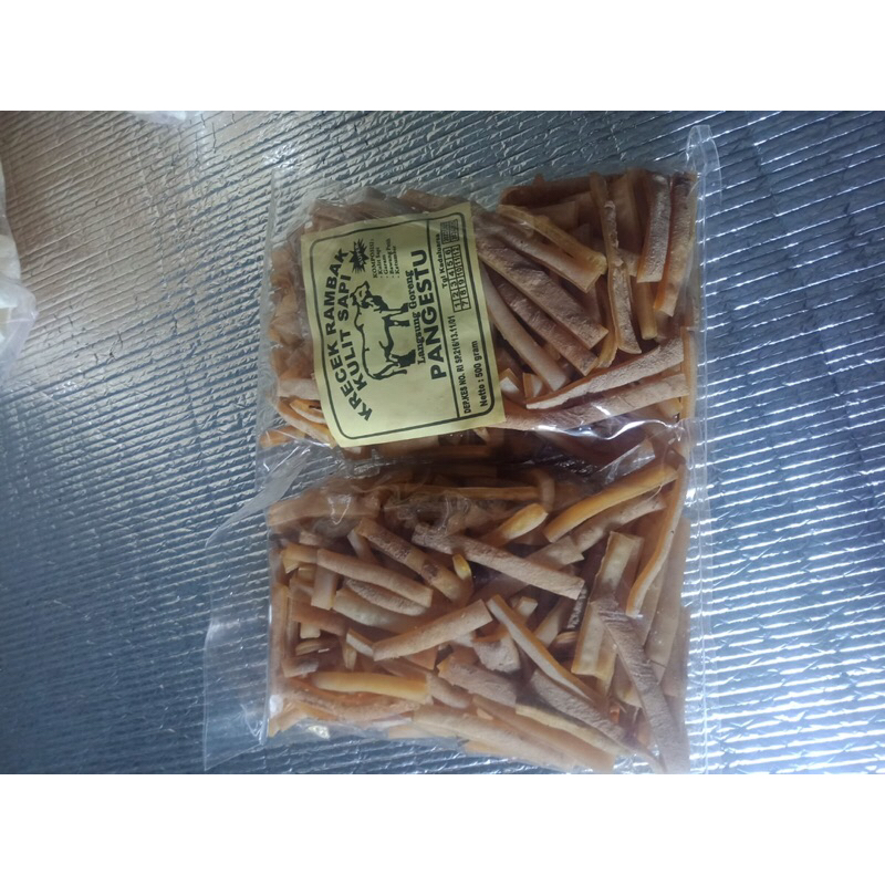 

KERUPUK RAMBAK KRECEK ASLI KULIT SAPI 1/2KG