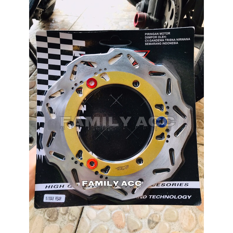 DISC PIRINGAN CAKRAM STANDAR BELAKANG/ REAR XTC YAMAHA NMAX 155 OLD AND NMAX 155 NEW 2020-2023