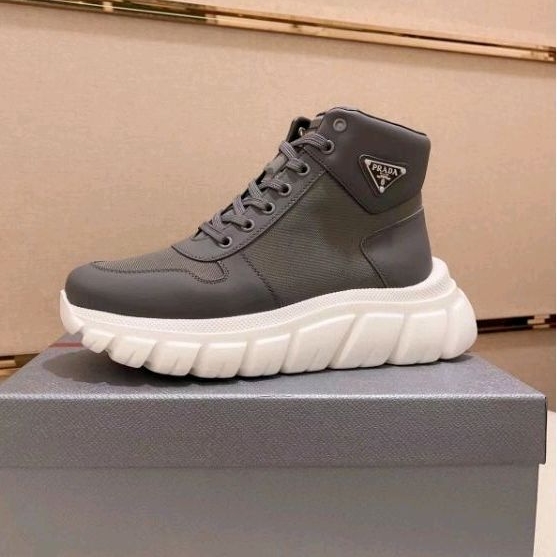 sepatu pria prd sneaker boot wedges cowok new mirror p1shoes men shoes high top 2023