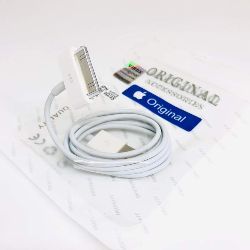 usb kabel data vibox 30pin for ipad123 premiun kabel tebal isi daya cepat full 100%