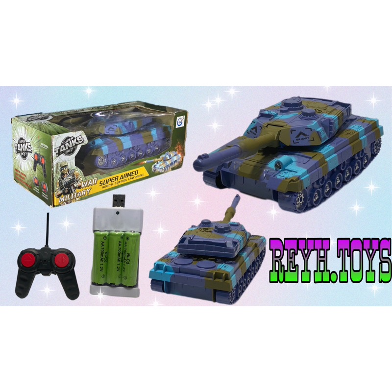 Mainan Remote Control Mobil Tank Baja RC Tank Super Armed Terlaris