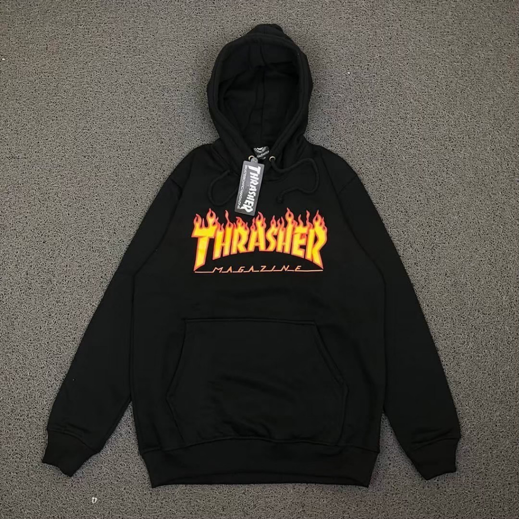 Hoodie Thrasher Premium / Sweater Hoodie Thrasher Basic Logo / Jaket Hoodie Thrasher Magazine Full H