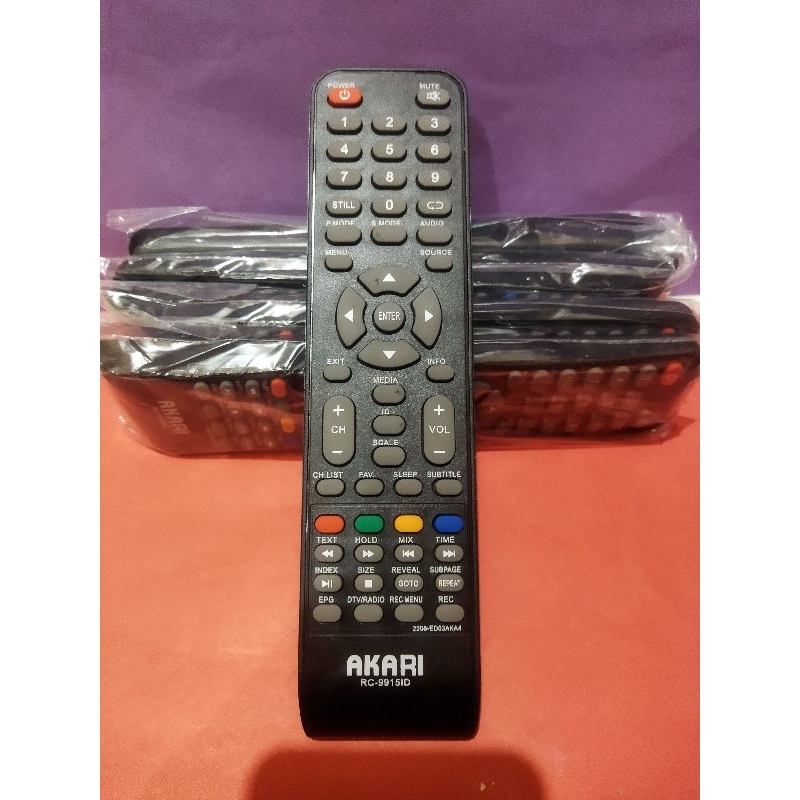 REMOT REMOTE TV AKARI LED//LCD RC-9915ID