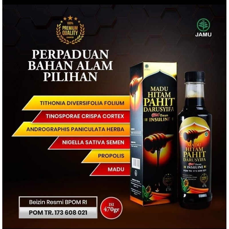 

Madu Hitam Pahit Darusyifa Atasi Diabetes Madu Pahit