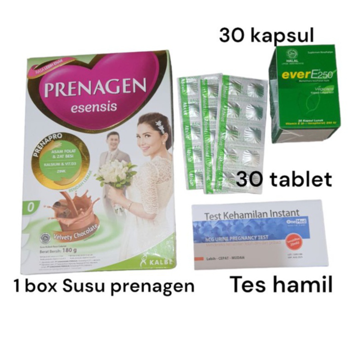 Paket Promil Pemula 30 hari ( prenagen + Ever E + afolat + tp )