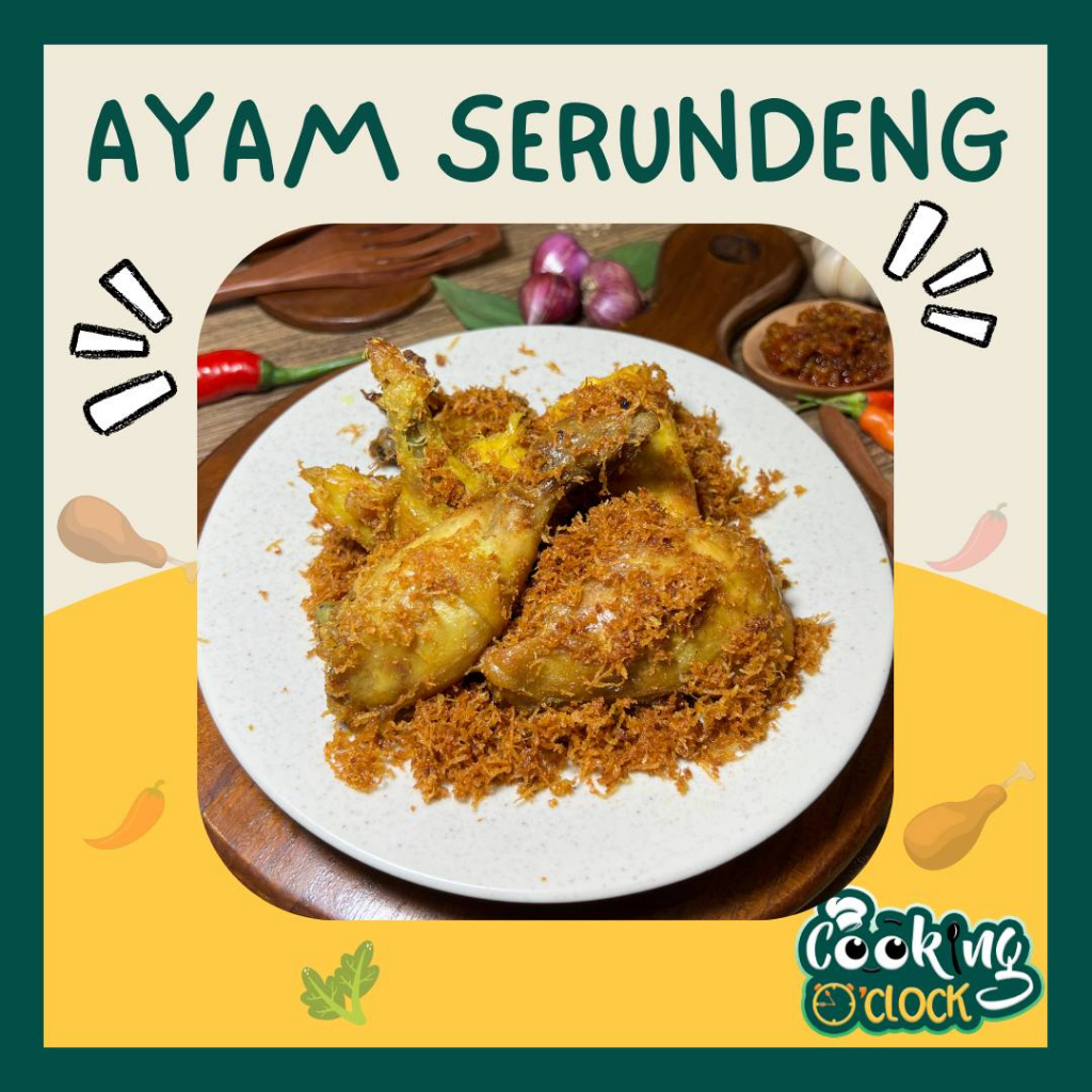 

Ayam Serundeng Free Sambal Bawang