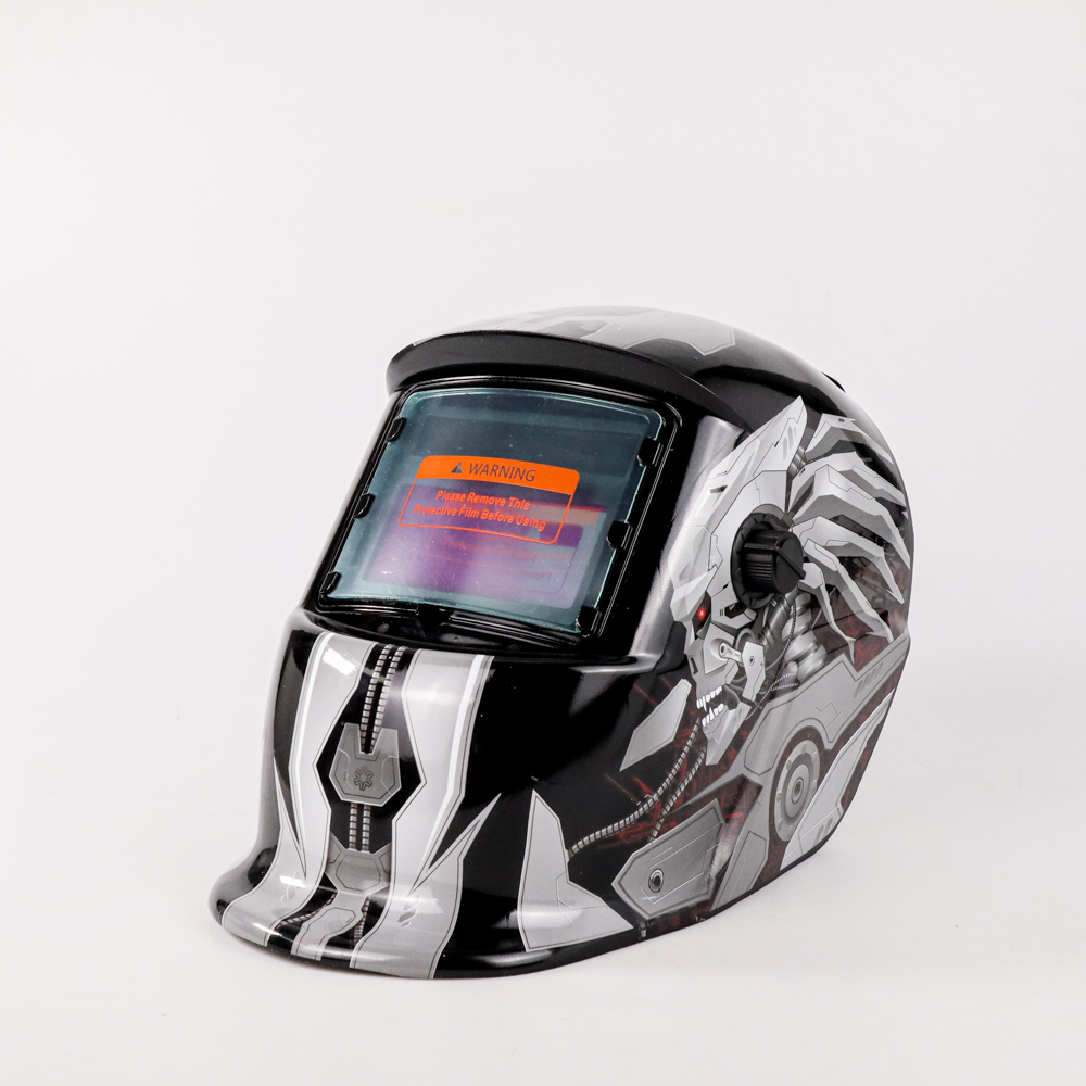 Helm Las Otomatis Auto Darkening Welding Helmet Terminator - HW-013 - 7ROTCBBK Black