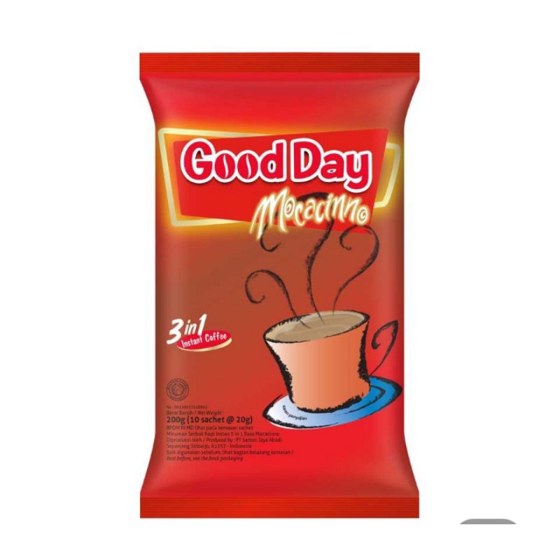 

Good Day Kopi Instant 3in1 Mocacinno 10x20g