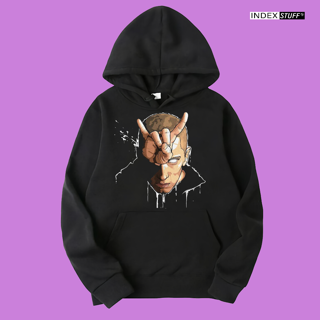 Hoodie Band / Hoodie Vintage / Sweater / Jacket - Hoodie EMINEM Drawing Design