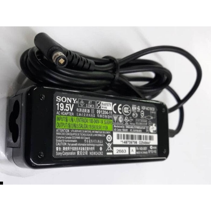 Charger/Adaptor Sony Vaio 19.5V 2A Magnet For SVF13 SVT11 sony flip 13