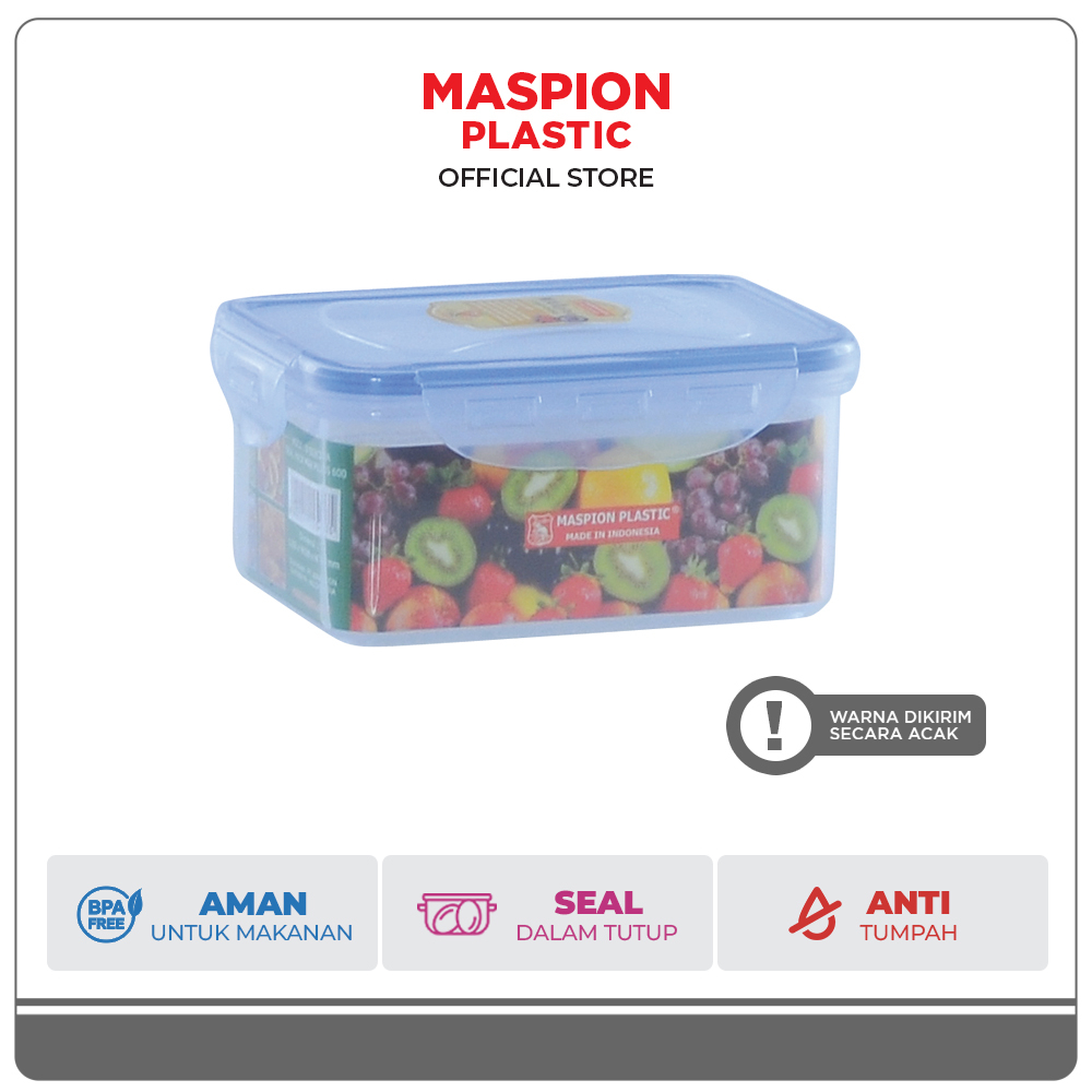 Maspion Toples Seal Pack Max Plus Kapasitas 600 ml