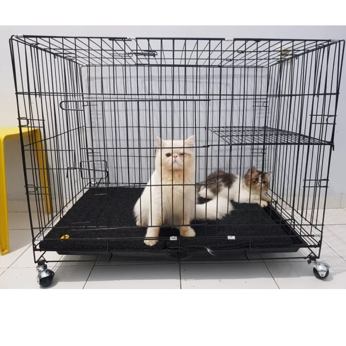 Kandang Kucing Dengan Roda dan Tanpa Roda size 90cm