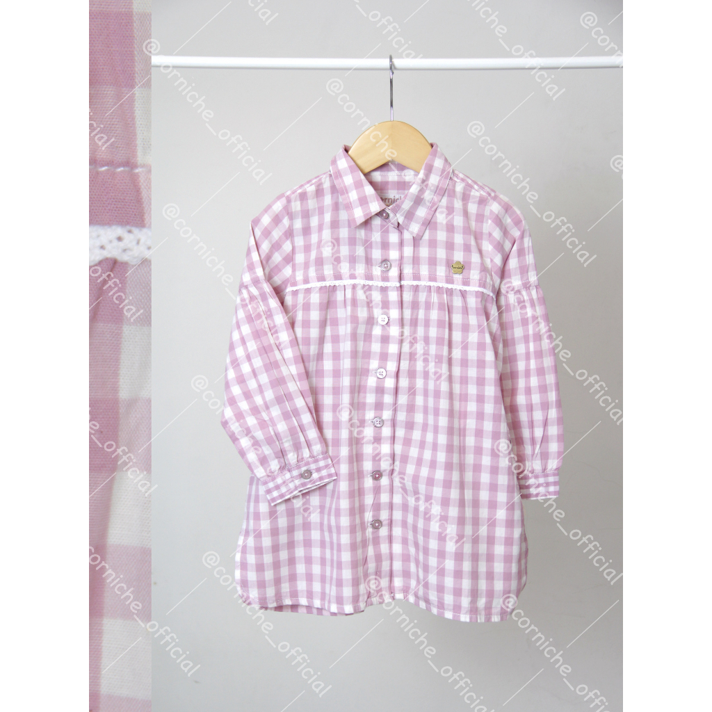 Corniche Kids Chesna Shirt Kids Pink - TH K50157