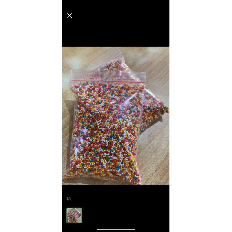 

Sprinkle mix warna 100 gr pack / taburan hiasan bola warna warni