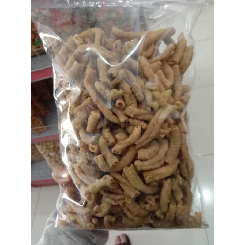 

Keripik usus kresss enak, gurih dan lezat