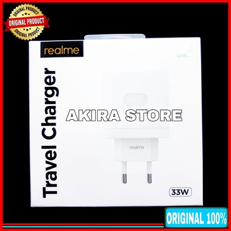 Charger Realme 33 Watt ORIGINAL 100% DART CHARGE Type C