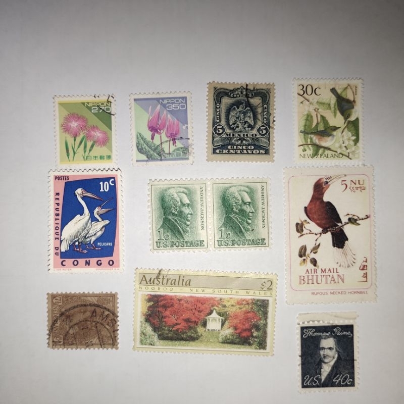 

LOT.2 10 KEPING PERANGKO MANCANEGARA