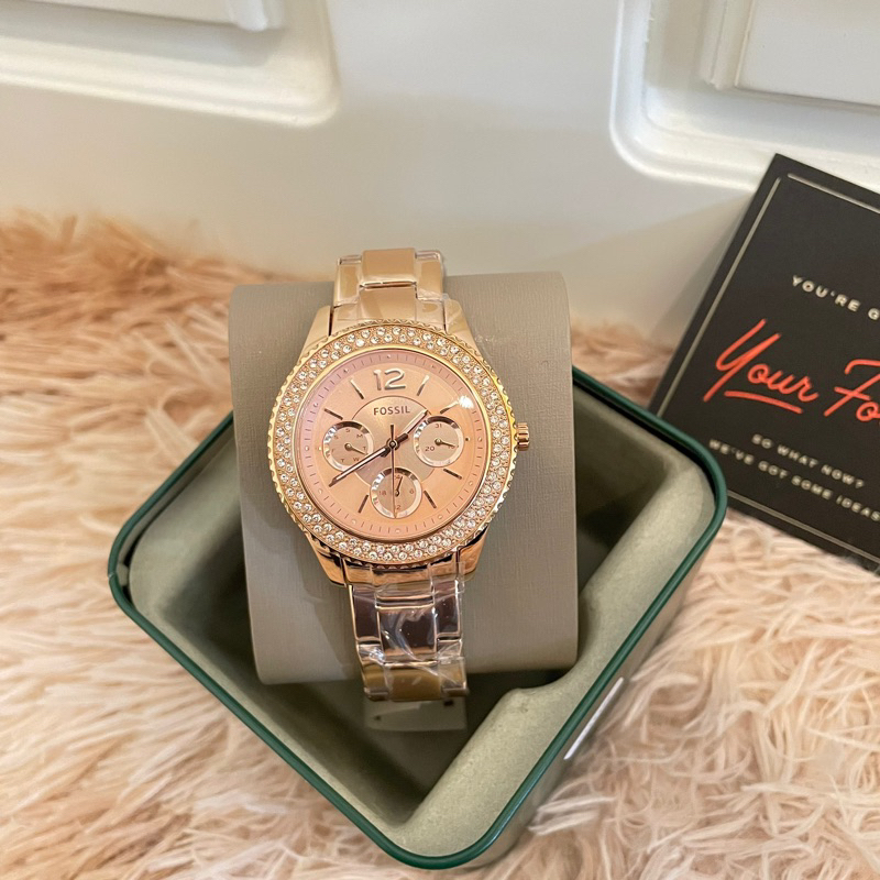 Fossl ES3590 Stella Multifunction Rose-Tone