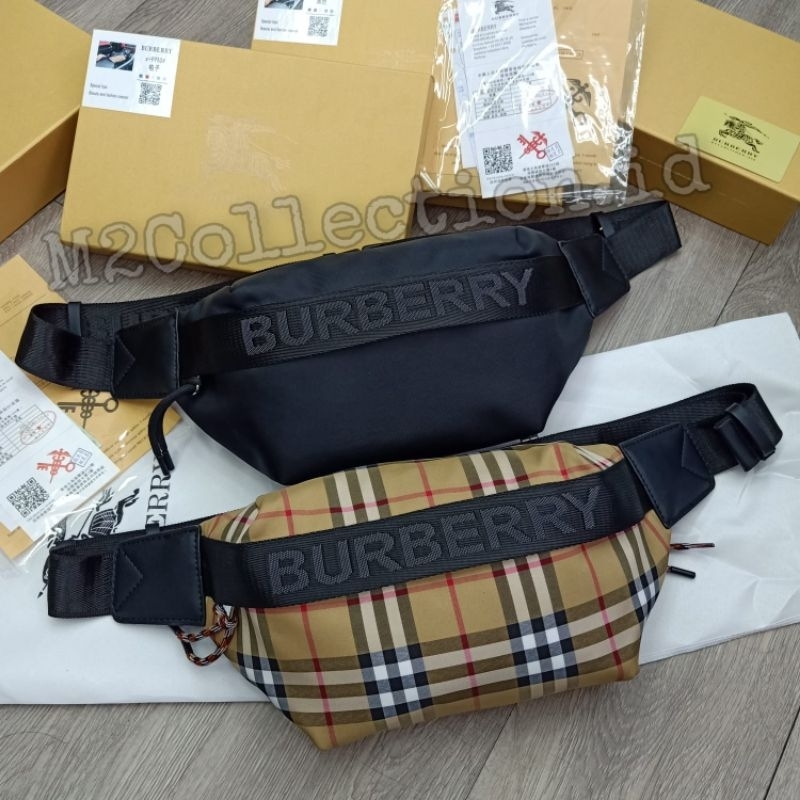 Belt Bag Burberry Waistbag  Tas pinggang Premium Authentic Quality