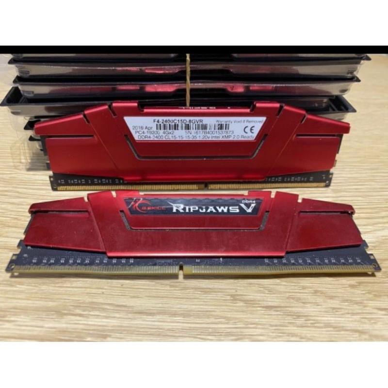 DDR4 8GB GSKILL RIPJAWS PC 2400 KIT(4x2)