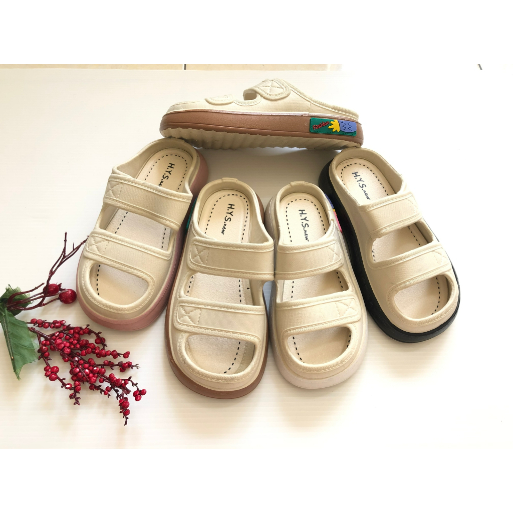 Sandal Anak Perempuan Import Usia 4 5 6 7 Tahun KANCING HYS 029-3T