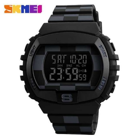 Jam Pria Digital Laki Jam Tangan Pria Anti Air Jam Cowok Digital Mura Cassio Skmei 1304 Ori