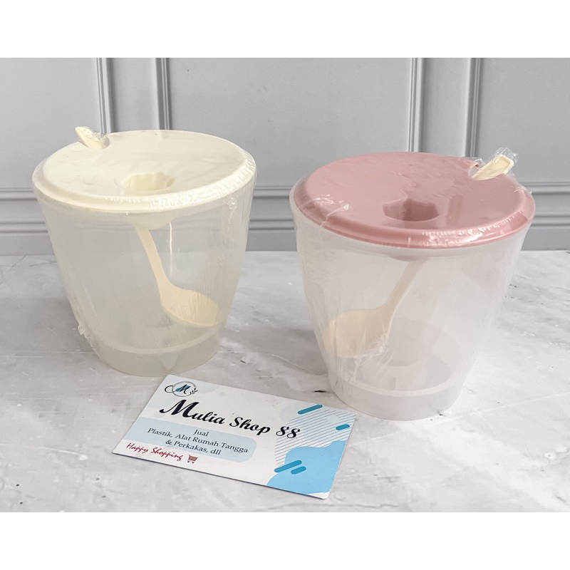 Ohio Kitchen Pot Bulat HKP 604 375 ml merk Owl Plast / Tempat Sambal / Wadah Bumbu multifungsi