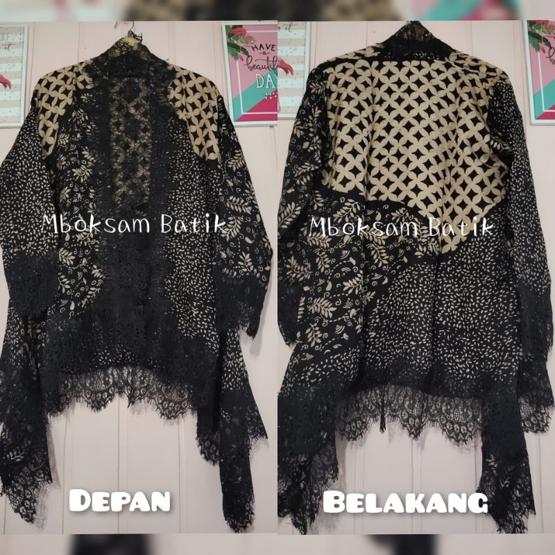 Sasa Outer Lace | Outer Batik Viscose | Atasan Batik Puloan | Couple Batik