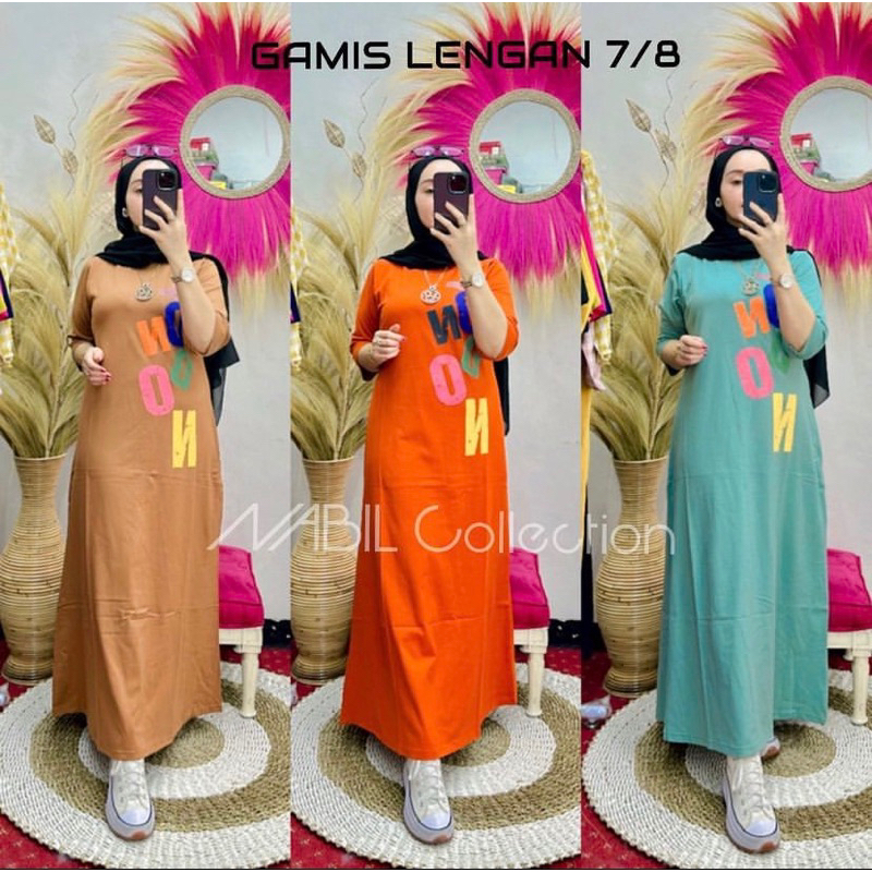 GAMIS WANITA BY NABIL LONDON//GAMIS KAOS KEKINIAN TERBARU