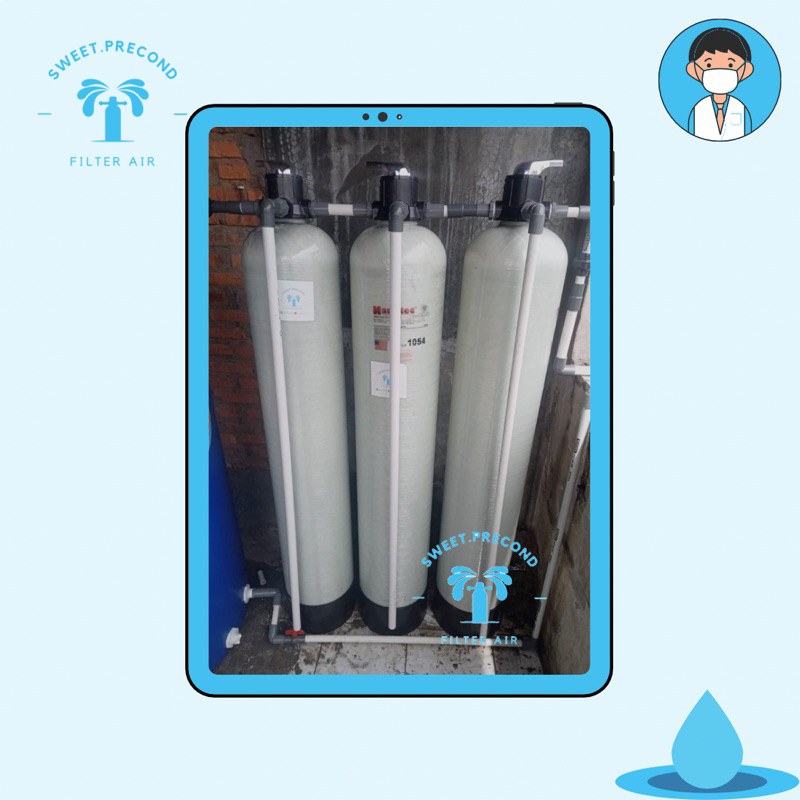 Paket 3 Tabung Filter Air 1054"