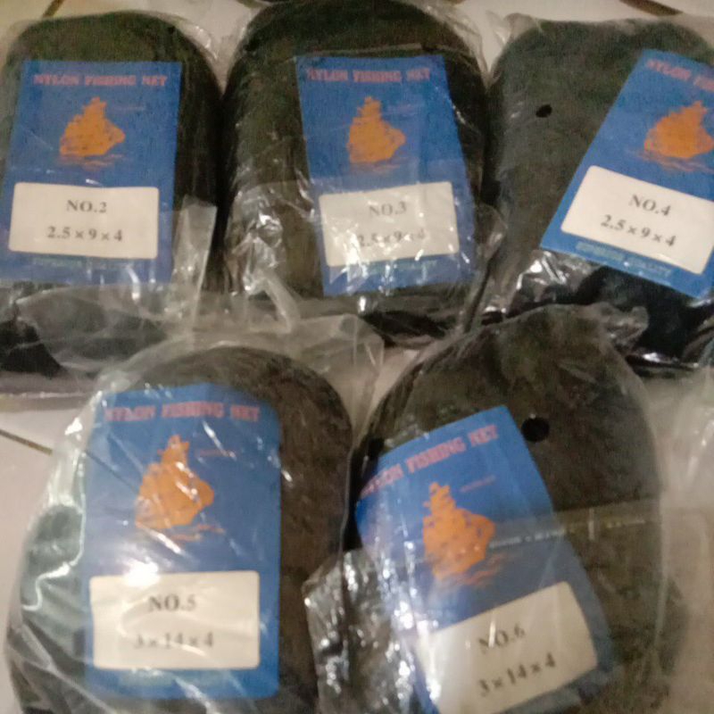 jaring burung nilon hitam no.2, no.3, no.4,no.5,no.6