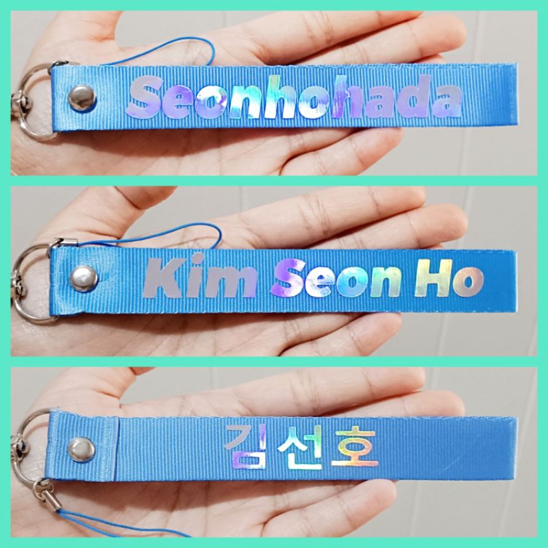 Strap Kim Seon Ho Seonhohada // Fanmade Gantungan Lightstick Kim Seonho // Free Gift Unofficial Phot
