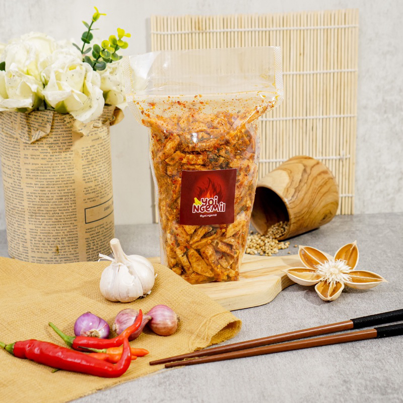 

Basreng Pedas Daun Jeruk 250 gr