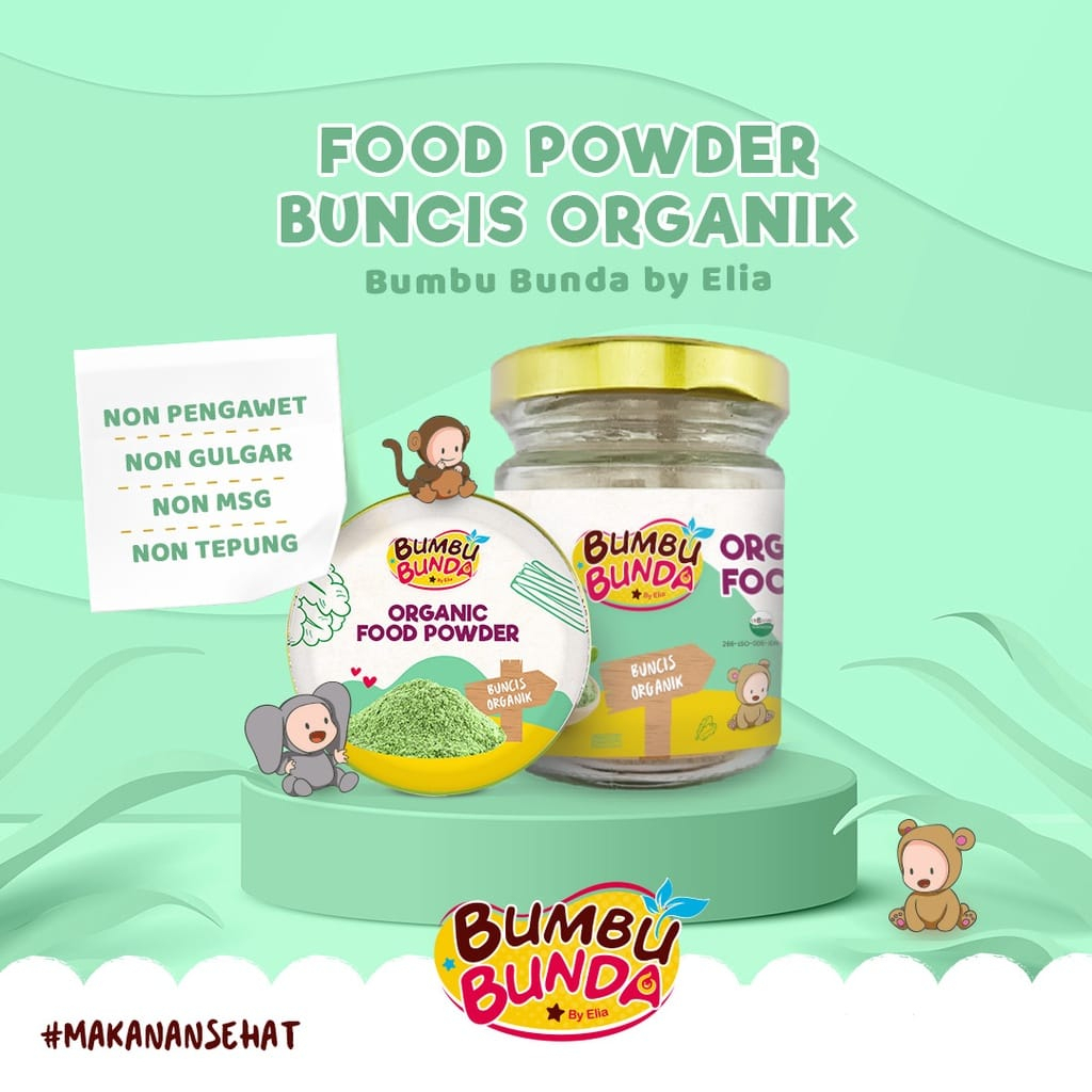 Bumbu Bunda Elia Food Powder 40g - Sayuran MPASI Organik (BB-O)