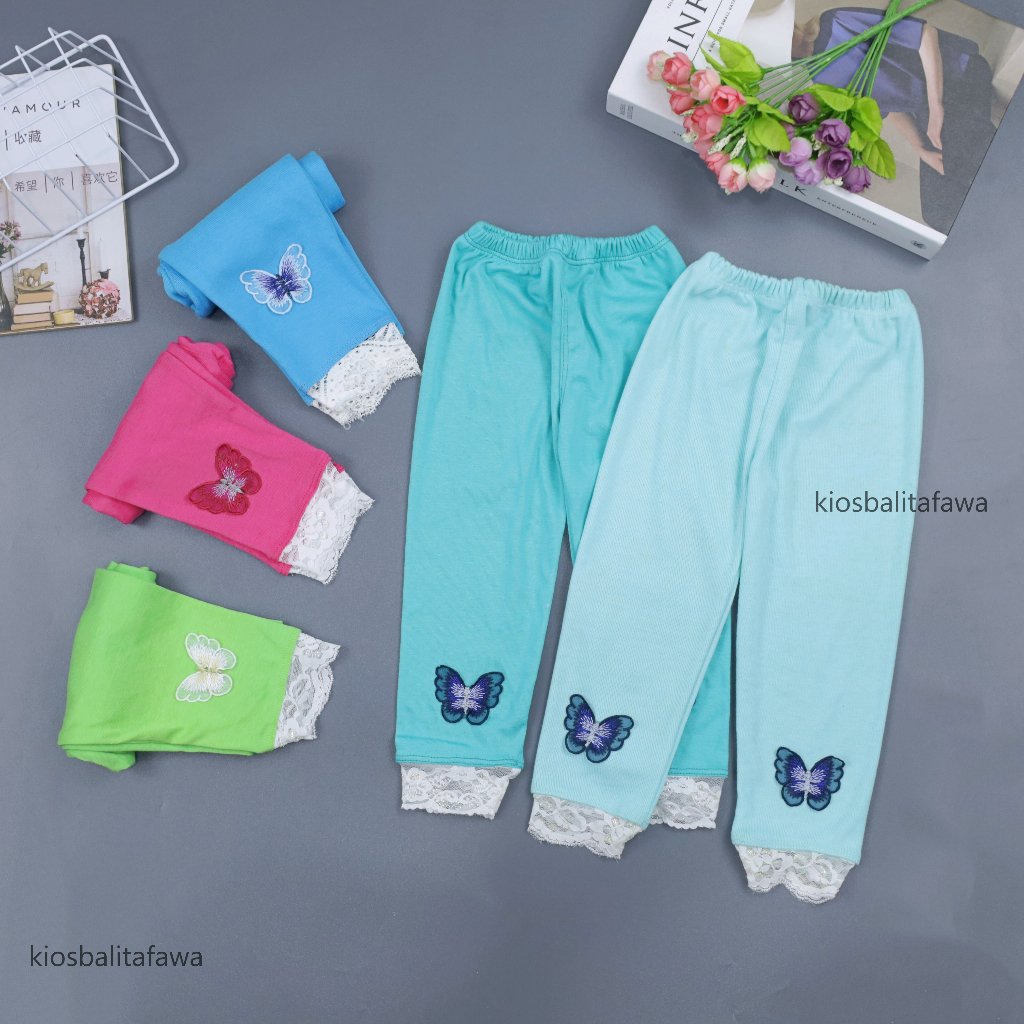 Legging Flyme uk 1-7 Tahun / Premium Pants Celana Panjang Anak Perempuan Bayi Balita Leging Polos Lejing Laging Babycinnamon