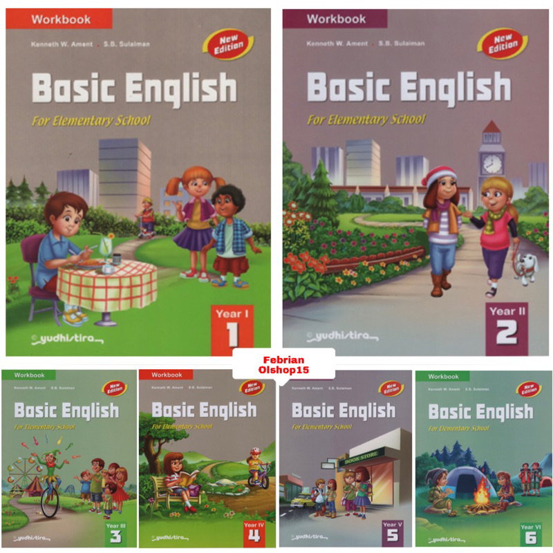 Jual BUKU WORKBOOK BASIC ENGLISH SD/MI KELAS 1 2 3 4 5 6 REVISI K13N ...