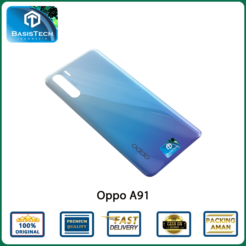 BACK COVER BACKDOOR CASING OPPO A91 ORIGINAL QUALITY