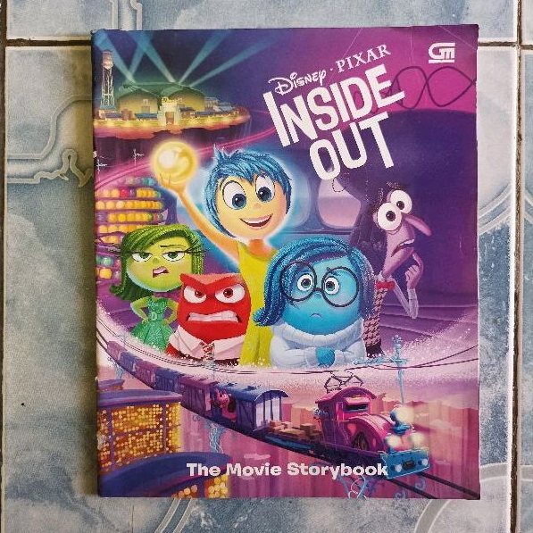 Original Inside Out The Movie Storybook Disney PIXAR English Bahasa Indonesia