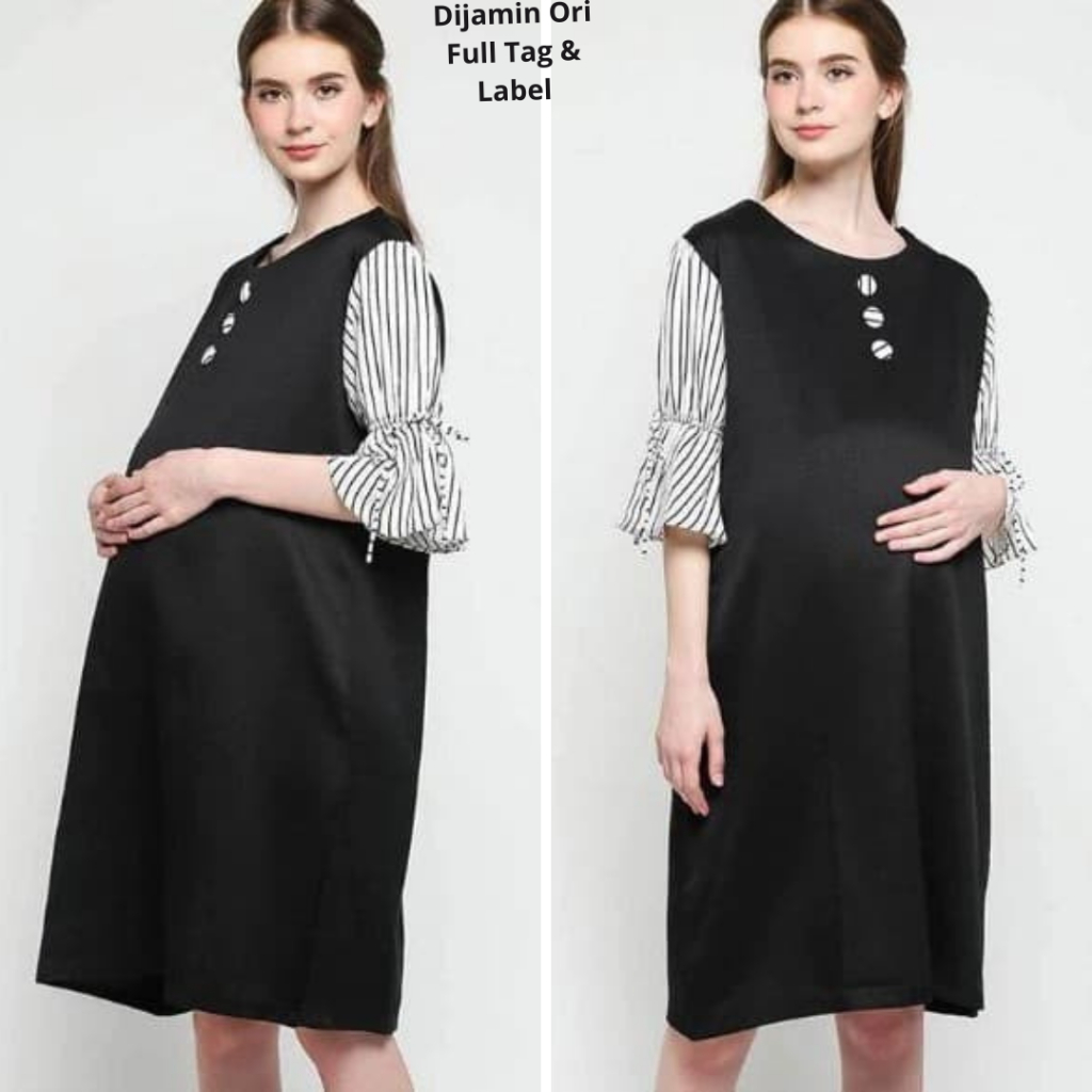 Dress Hamil Kerja/Baju Hamil Kerja/Dress Hamil Jumbo Lily