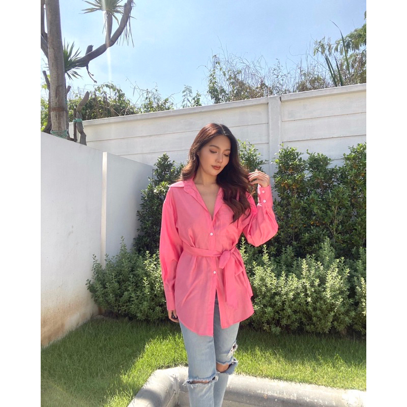 KEMEJA BLOUSE MASAYA MODEL TALI BLOUSE IMPORT BANGKOK (BJMSY7047)